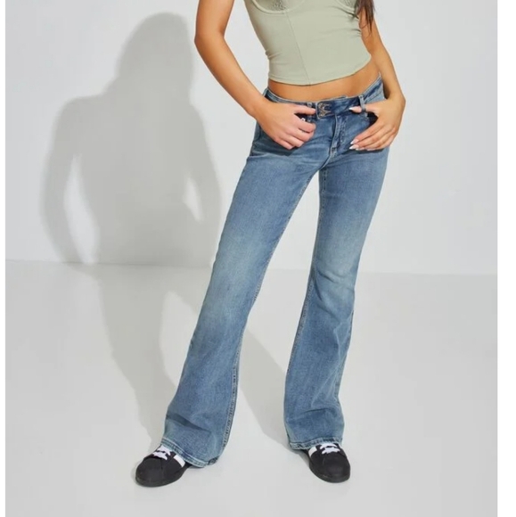 Garage low-rise flare jeans - Picture 1 of 4